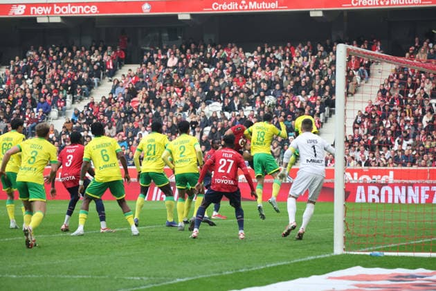 FOOTBALL : LOSC Lille vs FC Nantes - Ligue 1 J24 - 01 03 2026 Action du LOSC lors du match LOSC Lille vs FC Nantes, Ligue 1 J24, Decathlon Arena stade Pierre Mauroy, le 1er mars 2026 - photo Laurent Sanson PsnewZ  Copyright: xLaurentxSANSONx xPsnewZx