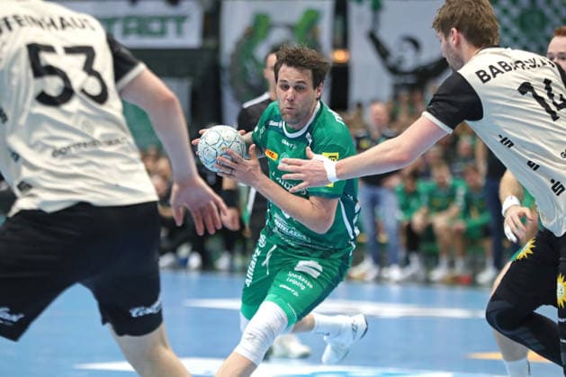 Handball DAIKIN HBL, SC DHfK Leipzig - Bergischer HC; 01.03.2026 Dean Bombac (67, SC DHfK Leipzig). Handball, DAIKIN HBL, 1. Bundesliga, Saison 2025 2026, 23. Spieltag: SC DHfK Leipzig vs. Bergischer HC am 01.03.2026 in der Quarterback Immobilien Arena Leipzig. Copyright: xBEAUTIFULxSPORTS JanxKaeferx