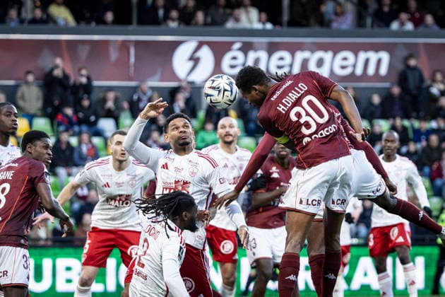 FOOTBALL : Metz vs Stade Brestois - ligue 1 - Metz - 01 03 26 Habib Diallo 30 et Kenny Lala 77  Copyright: xelyxandroxcegarrax
