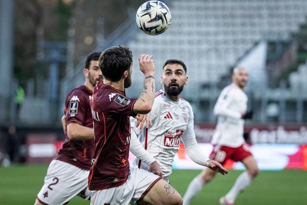 FOOTBALL : Metz vs Stade Brestois - ligue 1 - Metz - 01 03 26 Romain Del Castillo 10  Copyright: xelyxandroxcegarrax