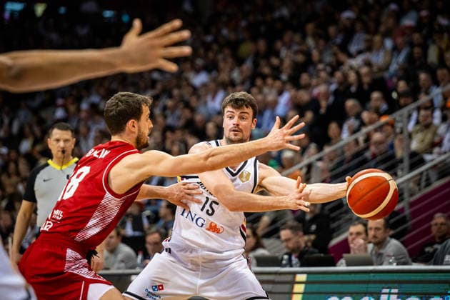 Basketball Bonn 01.03.2026 FIBA Basketball World Cup 2027 European Qualifiers Deutschland (GER) - Kroatien (CRO) Jonas Mattisseck (Deutschland, No.15)