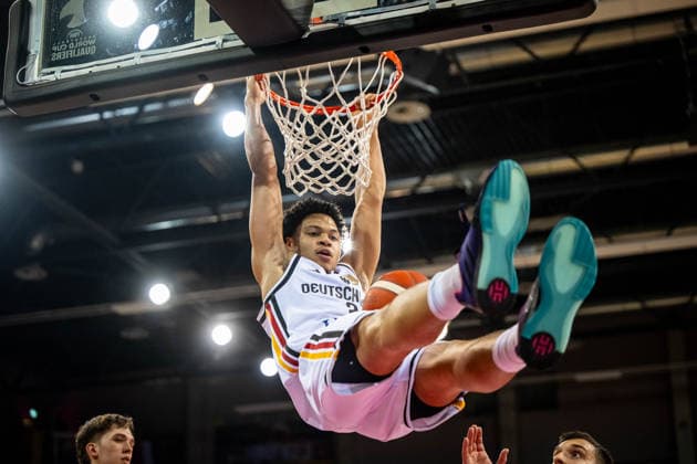 Basketball Bonn 01.03.2026 FIBA Basketball World Cup 2027 European Qualifiers Deutschland (GER) - Kroatien (CRO) Jack Kayil (Deutschland, No.02)