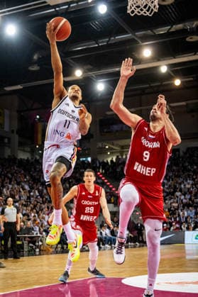 Basketball Bonn 01.03.2026 FIBA Basketball World Cup 2027 European Qualifiers Deutschland (GER) - Kroatien (CRO) Nelson Weidemann (Deutschland, No.11)