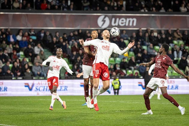 FOOTBALL : Metz vs Stade Brestois - ligue 1 - Metz - 01 03 26 Ludovic Ajorque 19 but  Copyright: xelyxandroxcegarrax