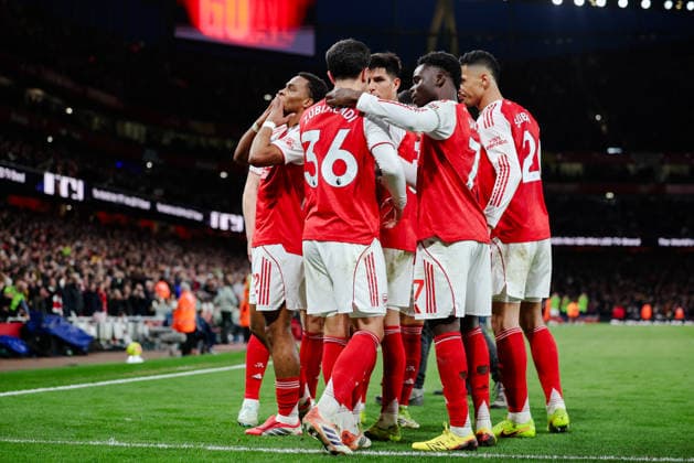 Premier League 2025 26 Arsenal v Chelsea Emirates Stadium 01.03.2026 Jurrien Timber of Arsenal scores and celebrates 2-1 Premier League 2025 26 Arsenal v Chelsea Emirates Stadium 01.03.2026 Photograph By Marc Aspland The Times  Copyright: xMarcxAsplandx NINTCHDBPICT001063145440