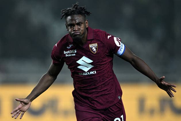 Cm Torino 01 03 2026 - campionato di calcio serie A Torino-Lazio foto Cristiano Mazzi Image nella foto: esultanza gol Duvan Zapata 