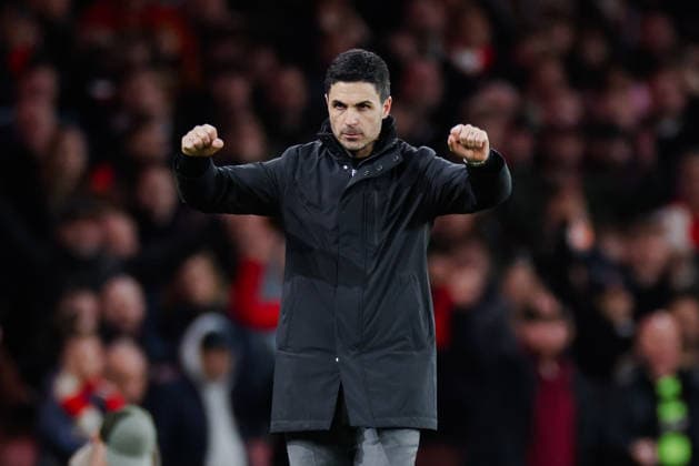 Premier League 2025 26 Arsenal v Chelsea Emirates Stadium 01.03.2026 Arsenal manager Mikel Arteta at the final whistle Premier League 2025 26 Arsenal v Chelsea Emirates Stadium 01.03.2026 Photograph By Marc Aspland The Times  Copyright: xMarcxAsplandx NINTCHDBPICT001063150400