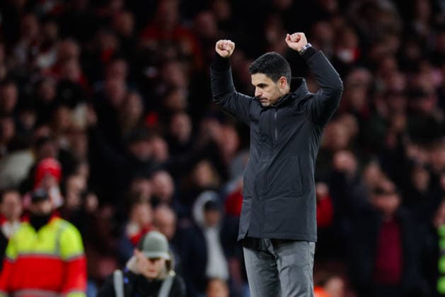 Premier League 2025 26 Arsenal v Chelsea Emirates Stadium 01.03.2026 Arsenal manager Mikel Arteta at the final whistle Premier League 2025 26 Arsenal v Chelsea Emirates Stadium 01.03.2026 Photograph By Marc Aspland The Times  Copyright: xMarcxAsplandx NINTCHDBPICT001063150474