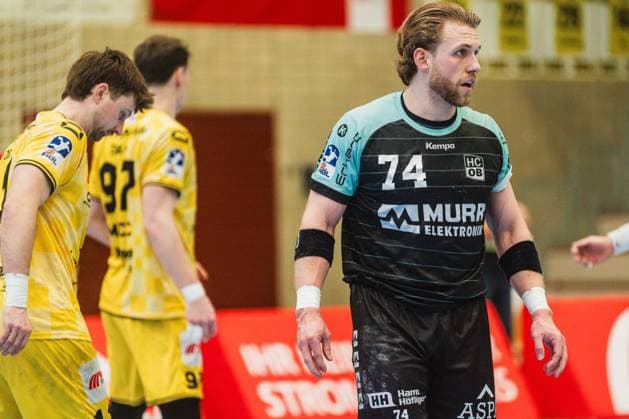 Lukas Suesser (HC Oppenweiler Backnang, 74), schaut zur Bank HSG Krefeld Niederrhein vs. HC Oppenweiler Backnang, Handball, 2.HBL, 22.Spieltag, Saison 2025 26, 01.03.2026, HSG Krefeld Niederrhein vs. HC Oppenweiler Backnang, Handball, 2.HBL, 22.Spieltag, Saison 2025 26, 01.03.2026 Krefeld Copyright: xEibner-Pressefoto LukasxBaldygax EP_LBA