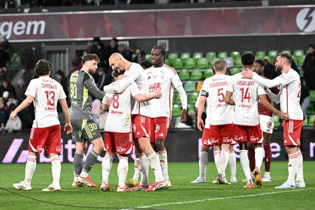 FC Metz v Stade Brestois 29 - Ligue 1 McDonald s 2025 2026 04 Junior DIAZ (sb29) - 19 Ludovic AJORQUE (sb29) during the Ligue 1 McDonald s match between Metz and Brest on March 1, 2026 at Stade Saint-Symphorien in Metz, France. Metz France  Copyright: xFEPx 776465511