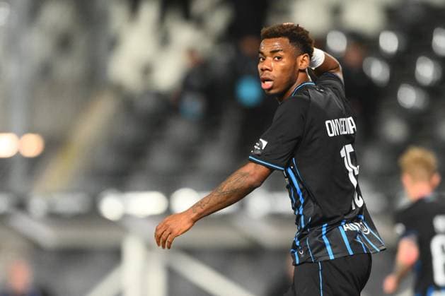 Sporting Charleroi v Club Brugge - Jupiler Pro League CHARLEROI, BELGIUM - MARCH 01 : Onyedika Nwadike Raphael midfielder of Club Brugge shows dejection after missing an opportunity during the Jupiler Pro League match between Sporting Charleroi and Club Brugge on March 1, 2026 in Charleroi, Belgium, 01 03 2026 Charleroi Belgium  Copyright: xGvgx