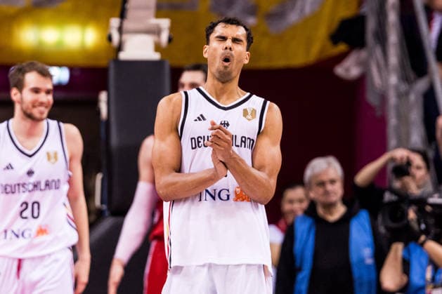 BONN, GERMANY - MARCH 01: Oscar Da Silva (Germany, 1) emotional, frustrated during the FIBA World Cup Qualifier match between Germany vs. Croatia at Telekom Dome Bonn on the first round of group E of the FIBA World Cup Qualifiers on March 01, 2026 in Bonn, Germany. North Rhine Westphalia Germany Copyright: xSteffiexWunderlx