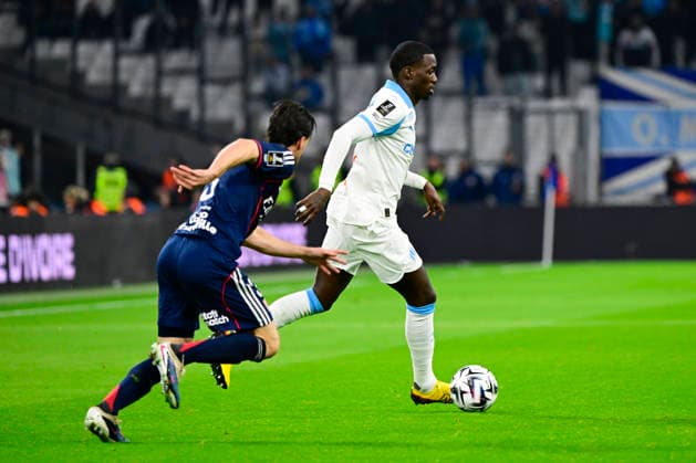 FOOTBALL : Olympique de Marseille VS Olympique Lyonnais - Ligue 1 McDonald s - 01 03 2026 Timothy Weah (OM) - Ligue 1 McDonald s match between Olympique de Marseille and Olympique Lyonnais on March 1, 2026 at the Orange Velodrome Stadium in Marseille. MarseilleFrance  Copyright: xWilliamxCannarellax