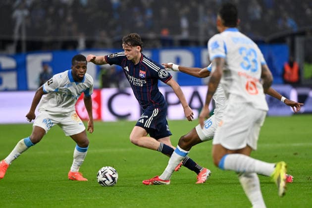 Olympique de Marseille v Olympique Lyonnais - Ligue 1 McDonald s 2025 2026 23 Tyler MORTON (ol) during the Ligue 1 McDonald s match between Marseille and Lyon at Stade Velodrome on March 1, 2026 in Marseille, France. Marseille France  Copyright: xFEPx 776348306