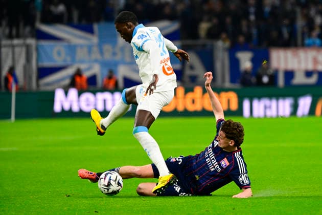 FOOTBALL : Olympique de Marseille VS Olympique Lyonnais - Ligue 1 McDonald s - 01 03 2026 Tyler Morton (OL) - Ligue 1 McDonald s match between Olympique de Marseille and Olympique Lyonnais on March 1, 2026 at the Orange Velodrome Stadium in Marseille. MarseilleFrance  Copyright: xWilliamxCannarellax