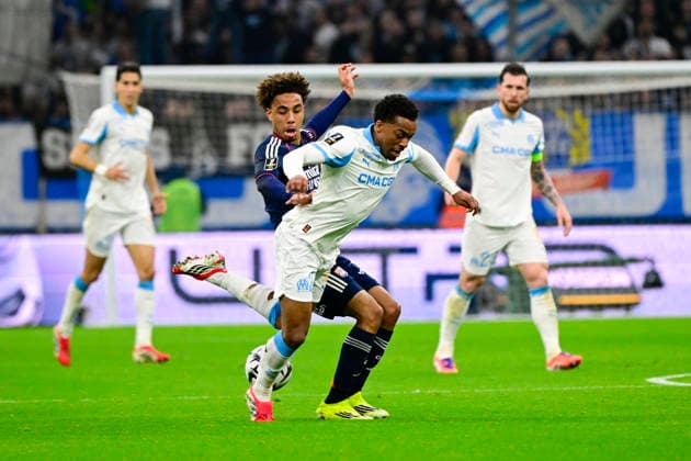 FOOTBALL : Olympique de Marseille VS Olympique Lyonnais - Ligue 1 McDonald s - 01 03 2026 Quinten Timber (OM) - Ligue 1 McDonald s match between Olympique de Marseille and Olympique Lyonnais on March 1, 2026 at the Orange Velodrome Stadium in Marseille. MarseilleFrance  Copyright: xWilliamxCannarellax