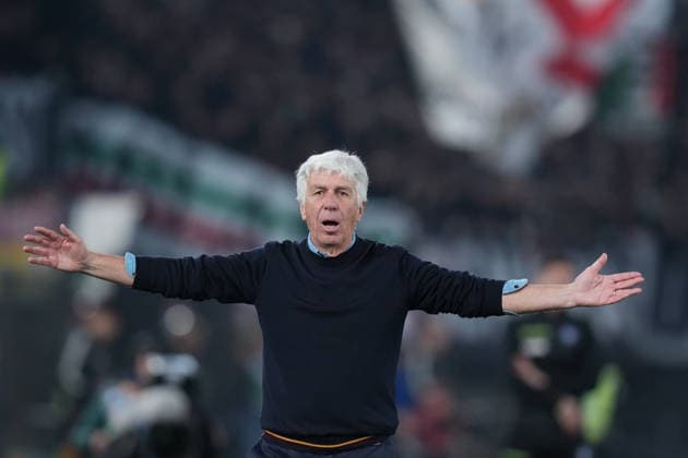 Roma™s head coach Gian Piero Gasperini during the Serie A EniLive soccer match between Roma and Juventus at the Rome s Olympic stadium, Italy - Sunday March 01, 2026 - Soccer ( Photo by Alfredo Falcone LaPresse )  Copyright: xAlfredoxFalcone LaPressex