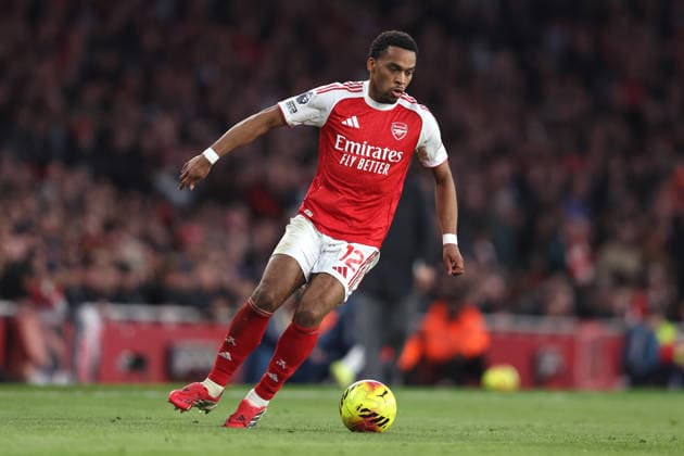 Arsenal v Chelsea 01 March 2026, London - Premier League Football - Arsenal v Chelsea - Jurrien Timber of Arsenal - Photo: Charlotte Wilson Offside. London UK Copyright: xCharlottexWilsonx xOffsidexOffside