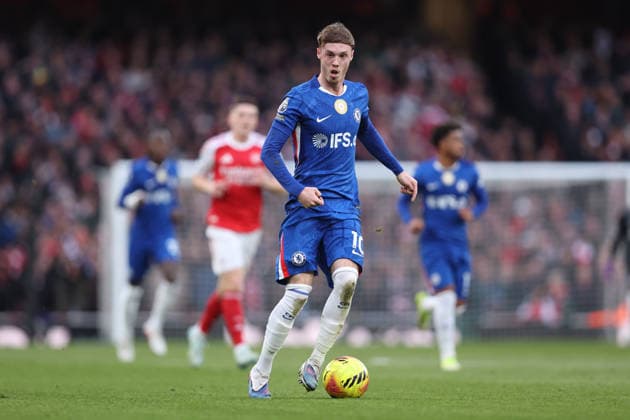 Arsenal v Chelsea 01 March 2026, London - Premier League Football - Arsenal v Chelsea - Cole Palmer of Chelsea - Photo: Charlotte Wilson Offside. London UK Copyright: xCharlottexWilsonx xOffsidexOffside