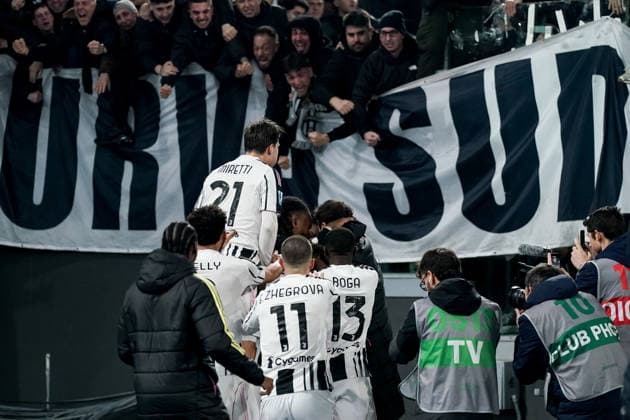AS Roma v Juventus FC - Serie A Enilive Federico Gatti of Juventus FC celebrates after scoring third goal during the serie Serie A Enilive match between AS Roma and Juventus FC at Stadio Olimpico on March 01, 2026 in Rome, Italy Rome Stadio Olimpico Lazio Italy Copyright: xGiuseppexMaffiax 260301_SerieA_Roma-Juventus_GM_06058