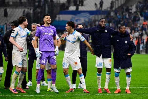 FOOTBALL : Olympique de Marseille VS Olympique Lyonnais - Ligue 1 McDonald s - 01 03 2026 Joy OM - Victory - Ligue 1 McDonald s match between Olympique de Marseille and Olympique Lyonnais on March 1, 2026 at the Orange Velodrome Stadium in Marseille. MarseilleFrance  Copyright: xWilliamxCannarellax