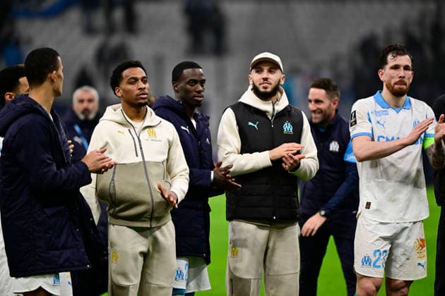 FOOTBALL : Olympique de Marseille VS Olympique Lyonnais - Ligue 1 McDonald s - 01 03 2026 Joy OM - Victory - Ligue 1 McDonald s match between Olympique de Marseille and Olympique Lyonnais on March 1, 2026 at the Orange Velodrome Stadium in Marseille. MarseilleFrance  Copyright: xWilliamxCannarellax