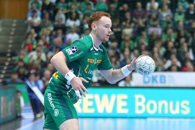 Handball DAIKIN HBL, SC DHfK Leipzig - Bergischer HC; 01.03.2026 Tomas Piroch (7, SC DHfK Leipzig). Handball, DAIKIN HBL, 1. Bundesliga, Saison 2025 2026, 23. Spieltag: SC DHfK Leipzig vs. Bergischer HC am 01.03.2026 in der Quarterback Immobilien Arena Leipzig. Copyright: xBEAUTIFULxSPORTS JanxKaeferx