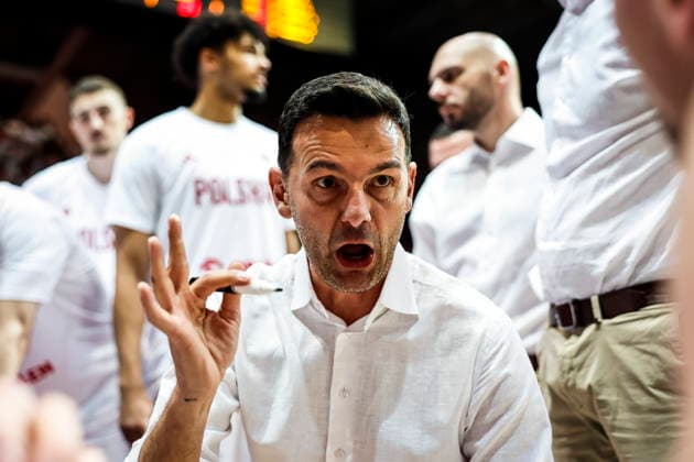 GDYNIA 01.03.2026 KOSZYKOWKA KOSZKADRA REPREZENTACJA POLSKI MECZ POLSKA - LOTWA ELIMINACJE MISTRZOSTW SWIATA 2027 - - - MEN BASKETBALL POLISH national team, Nationalteam WORLD CUP SERIES QUALIFIERS GAME POLAND - LATVIA NZ trener coach Igor Milicic , FOT. TOMASZ SOKOLOWSKI 058SPORT.PL NEWSPIX.PL --- newspix.pl 