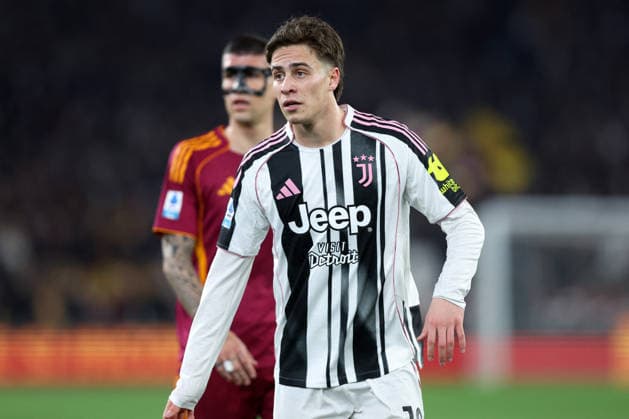 CALCIO - Serie A - AS Roma vs Juventus FC Rome, Italy - March 1, 2026: Henan Yildiz of Juventus seen in action during the Serie A Enilive 2025-2026 football match between AS Roma vs Fc Juventus of Turin at Olympic Stadium. Rome Italy  Copyright: xIPAxSport ABACAx