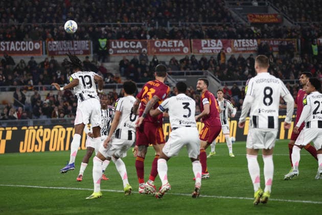 CALCIO - Serie A - AS Roma vs Juventus FC 01.03.2026 Roma vs Juventus (Serie A) Calcio; 27Â° Giornata Nella foto: Attacco (Foto Gino Mancini) Roma Italy  Copyright: xIPAxSport ABACAx
