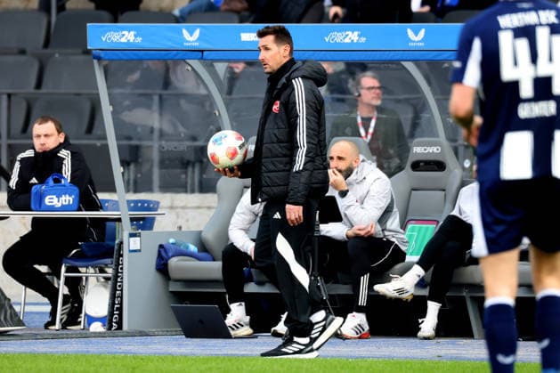 DEU, DFL, 2. FBL, Hertha BSC vs. 1.FC Nuernberg, 01.03.2026, Berliner Olympiastadion, Berlin, DEU, DFL, 2. FBL, Hertha BSC vs. 1.FC Nuernberg, im Bild Cheftrainer Miroslav Klose (1.FC Nuernberg) DFL - regulations prohibit any use of Photographs as image sequences and or quasi-video