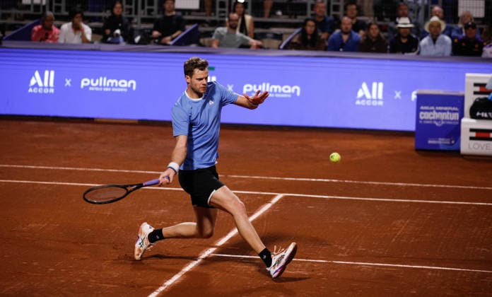 Chile Open 2026 ATP, Tennis Herren 250) FINAL Yannick Hanfmann from Germany participates in the Chile Open 2026 (ATP 250) at Court Central of San Carlos de Apoquindo in Santiago, Chile, on March 1, 2026. SANTIAGO Chile  Copyright: xReinaldoxUbillax originalFilename:ubilla-notitle260301_npxk4.jpg