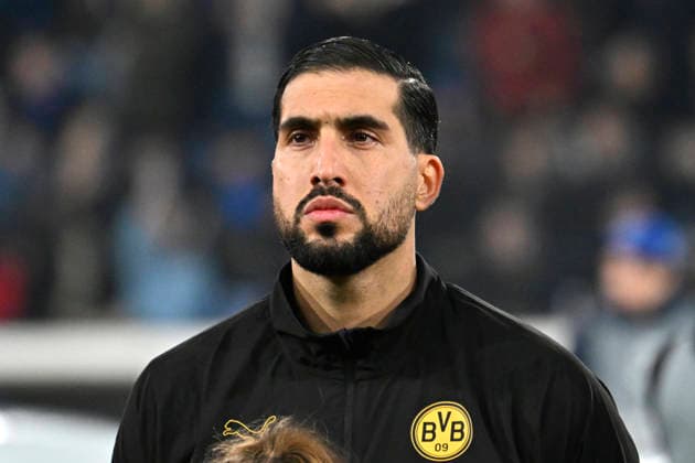 EMRE CAN, Borussia Dortmund, Champions League 2025-26, Atalanta-Borussia Dortmund 4-1, primo piano, head shot, portrait, close up, single shot CHAMPIONS LEAGUE 2025-26 ATALANTA-BORUSSIA DORTMUND 4-1