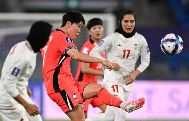 SOCCER ASIAN CUP SOUTH KOREA IRAN, Choi Yoojung of Korea Republic during the AFC Women™s Asian Cup Group A match between South Korea and Iran at Robina Stadium on the Gold Coast, Monday, March 2, 2026. ( NO ARCHIVING, EDITORIAL USE ONLY GOLD COAST QUEENSLAND AUSTRALIA  Copyright: xDAVExHUNTx 20260302120022778524