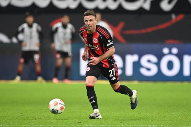 Mario GOETZE (Götze)(F) Aktion, Einzelaktion Fussball 1. Bundesliga Saison 2025 2026, 24.Spieltag, Spieltag24, matchday24, Eintracht Frankfurt (F) - SC Freiburg (FR) 2-0 am 01.03.2026 Deutsche Bank Park Frankfurt. DFL regulations prohibit any use of photographs as image sequences and or quasi-video Â *** Mario GOETZE Götze F Aktion, Einzelaktion Fussball 1 Bundesliga Saison 2025 2026, 24 Spieltag, Spieltag24, matchday24, Eintracht Frankfurt F SC Freiburg FR 2 0 am 01 03 2026 Deutsche Bank Park Frankfurt DFL regulations prohibit any use of photographs as image sequences and or quasi video Â