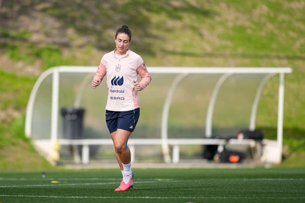March 2, 2026, Las Rozas, Madrid, Spain: Alexia Putellas during the training camp of Spain Women Team ahead of the qualification matches for the Brazil 2027 World Cup at the Ciudad del Futbol on March 01, 2026, in Las Rozas, Madrid, Spain. Las Rozas Spain - ZUMAa181 20260302_zaa_a181_074 Copyright: xOscarxJ.xBarrosox