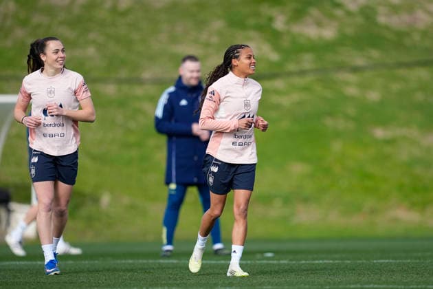 March 2, 2026, Las Rozas, Madrid, Spain: Vicky Lopez during the training camp of Spain Women Team ahead of the qualification matches for the Brazil 2027 World Cup at the Ciudad del Futbol on March 01, 2026, in Las Rozas, Madrid, Spain. Las Rozas Spain - ZUMAa181 20260302_zaa_a181_081 Copyright: xOscarxJ.xBarrosox