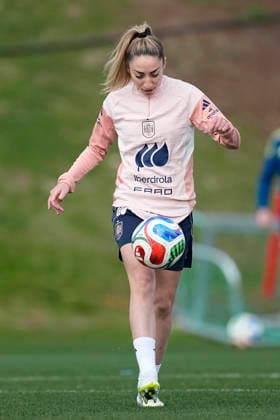 March 2, 2026, Las Rozas, Madrid, Spain: Olga Carmona during the training camp of Spain Women Team ahead of the qualification matches for the Brazil 2027 World Cup at the Ciudad del Futbol on March 01, 2026, in Las Rozas, Madrid, Spain. Las Rozas Spain - ZUMAa181 20260302_zaa_a181_082 Copyright: xOscarxJ.xBarrosox