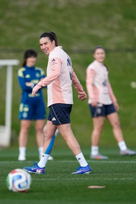 March 2, 2026, Las Rozas, Madrid, Spain: Mariona Caldentey during the training camp of Spain Women Team ahead of the qualification matches for the Brazil 2027 World Cup at the Ciudad del Futbol on March 01, 2026, in Las Rozas, Madrid, Spain. Las Rozas Spain - ZUMAa181 20260302_zaa_a181_088 Copyright: xOscarxJ.xBarrosox