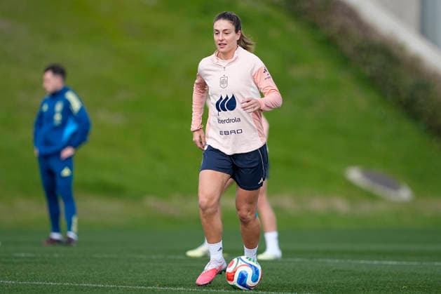 March 2, 2026, Las Rozas, Madrid, Spain: Alexia Putellas during the training camp of Spain Women Team ahead of the qualification matches for the Brazil 2027 World Cup at the Ciudad del Futbol on March 01, 2026, in Las Rozas, Madrid, Spain. Las Rozas Spain - ZUMAa181 20260302_zaa_a181_091 Copyright: xOscarxJ.xBarrosox