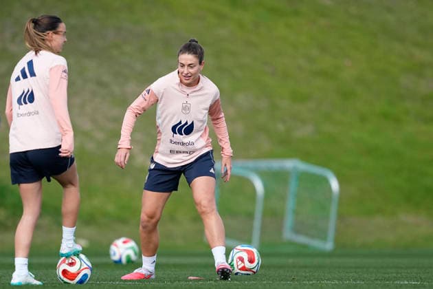 March 2, 2026, Las Rozas, Madrid, Spain: Alexia Putellas during the training camp of Spain Women Team ahead of the qualification matches for the Brazil 2027 World Cup at the Ciudad del Futbol on March 01, 2026, in Las Rozas, Madrid, Spain. Las Rozas Spain - ZUMAa181 20260302_zaa_a181_109 Copyright: xOscarxJ.xBarrosox