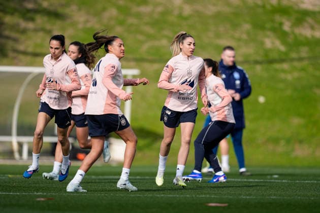 March 2, 2026, Las Rozas, Madrid, Spain: Olga Carmona during the training camp of Spain Women Team ahead of the qualification matches for the Brazil 2027 World Cup at the Ciudad del Futbol on March 01, 2026, in Las Rozas, Madrid, Spain. Las Rozas Spain - ZUMAa181 20260302_zaa_a181_111 Copyright: xOscarxJ.xBarrosox