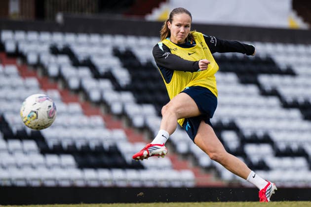 260302 Guro Reiten of the Norwegian women™s national football team during a training session on March 2, 2026 in Vienna. Photo: Marius Simensen BILDBYRAN Cop 238 bbeng dam fifa women s world cup qualifier football fotball fotboll norge norway practice soccer training trening träning Copyright: MARIUSxSIMENSEN BB260302BB365