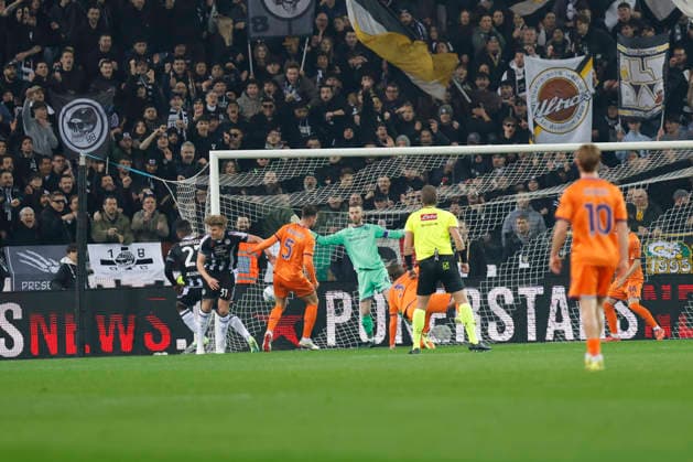 March 2, 2026, Udine, Italy, Italy: UdineseÃ¢â‚¬â ¢s Christian Kabasele scores a goal during the Italian Serie A Enilive match between Udinese Calcio vs ACF Fiorentina at the Bluenergy Stadium in Udinese, Italy, 02 March 2026. Udine Italy - ZUMAr199 20260302_zsp_r199_009 Copyright: xMattiaxRadonix