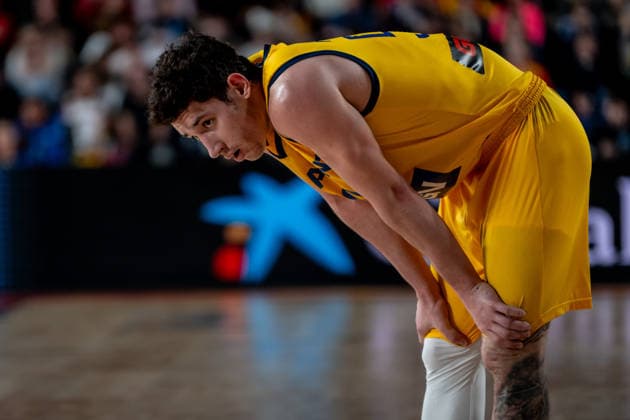 50 Oleksandr Kovliar, ESP x UKR - FIBA Basketball World Cup European Qualifiers, First Round Group A - Palacio de los deportes de Oviedo, Spain (ESP) - 02, March 2026 Copyright: xSandyxGhoraryebx