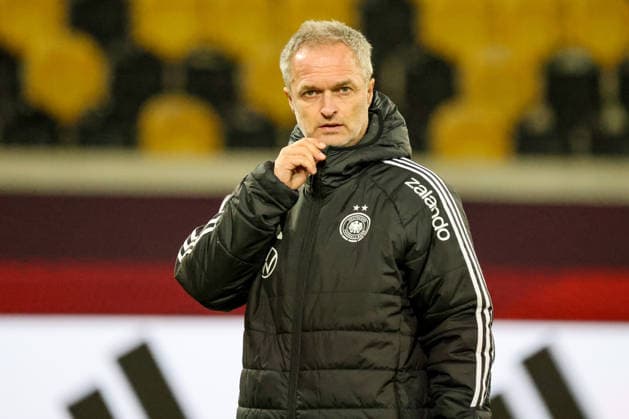 Dresden, Deutschland 02. März 2026: Vorbereitung auf das Frauen WM-Qualifikationsspiel Deutschland vs. Slowenien - Abschlusstraining in Dresden Im Bild: Bundestrainer Christian Wück Wueck (Deutschland) Copyright: HMBxMedia MadeleinexFantini