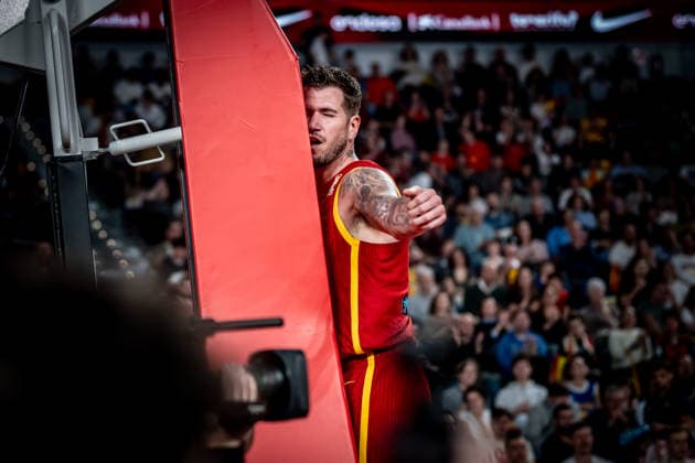 35 Fran Guerra, ESP x UKR - FIBA Basketball World Cup European Qualifiers, First Round Group A - Palacio de los deportes de Oviedo, Spain (ESP) - 02, March 2026 Copyright: xSandyxGhoraryebx