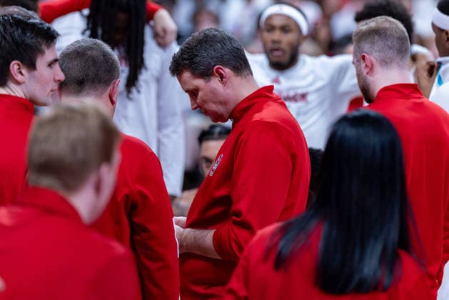 March 2, 2026, Raleigh, North Carolina, USA: NC State Wolfpack head coach WILL WADE during the second half of the NCAA, College League, USA ACC menÃ¢â‚¬â ¢s basketball game between the Duke Blue Devils and the NC State Wolfpack at the Lenovo Center in Raleigh, North Carolina. Raleigh USA - ZUMAa220 20260302_znp_a220_047 Copyright: xIsraelxAntax