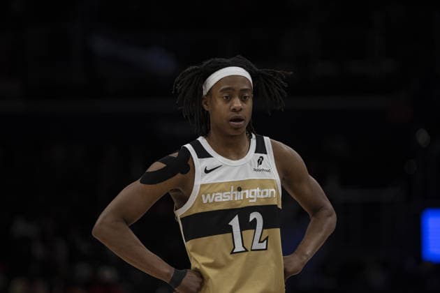 Houston Rockets vs Washington Wizards - NBA, Basketball Herren, USA WASHINGTON DC, UNITED STATES - MARCH 2 : Tre Johnson (12) of Washington Wizards in action during the NBA basketball game between Houston Rockets and Washington Wizards at the Capital One Arena on March 2, 2026 in Washington DC, United States. Celal Gunes Anadolu Washington DC United States. Editorial use only. Please get in touch for any other usage.  Copyright: x2026xAnadoluxCelalxGunesx