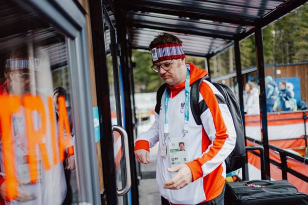 PARALYMPICS - Winter Paralympics Milano Cortina 2026 CORTINA D AMPEZZO,ITALY,03.MAR.26 - PARALYMPICS - Paralympic Winter games, Winterspiele,Spiele, Summer games Milano Cortina 2026, preview. Image shows Markus Schmidhofer (AUT).  GEPAxpictures xAlexanderxSolc